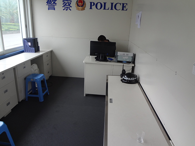 警務亭內部配置