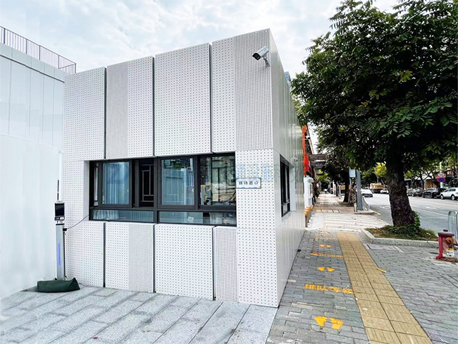 鋁單板形象崗亭房屋